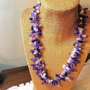 Amethyst Gemstone Necklace